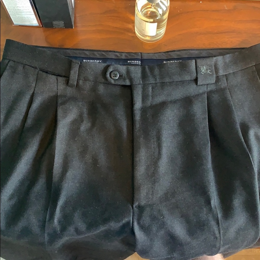 Burberry wool pleated dress pants 46 (US 31) - Picture 6 of 6